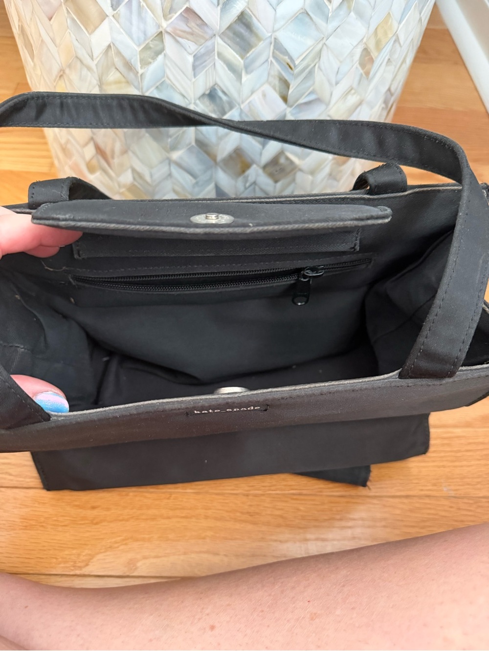 kate spade black tote and wallet set - Picture 5 of 6